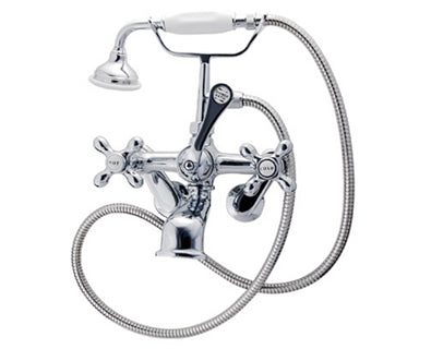 British Tub Faucet with Adjustable Mounting Centers