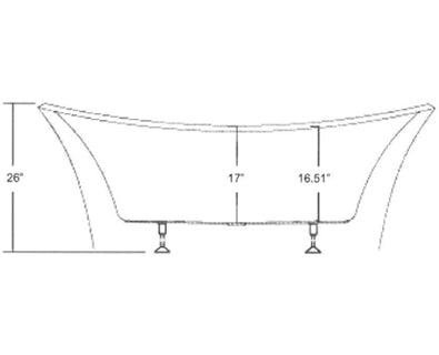 Californian Tub Specs Front