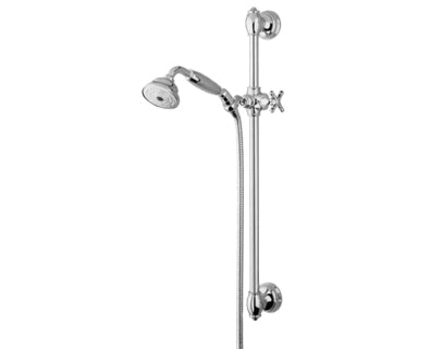 Charleston Shower Slide Bar with Cross Handle