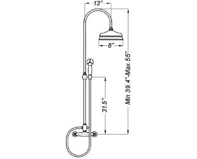 Mozart Shower Column Specs