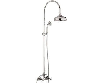 Mozart Exposed Pipe Shower Column - Chrome