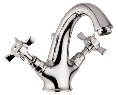 Mozart Single Hole Bathroom Faucet - Chrome Finish