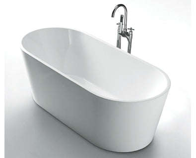 Acrylic Freestanding Bath - Center Drain