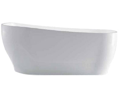 Acrylic Freestanding Slipper Bath - White