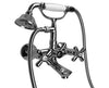 Clawfoot Tub Faucet with Adjustable Swing Arms