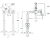 Euro Freestanding Faucet Specs