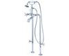 Tub Faucet with Hand Shower - Freestanding Supply Lines