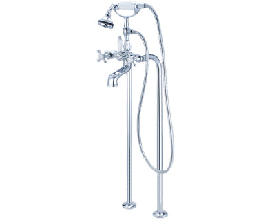 Chrome Freestanding Tub Faucet - Straight Water Supplies