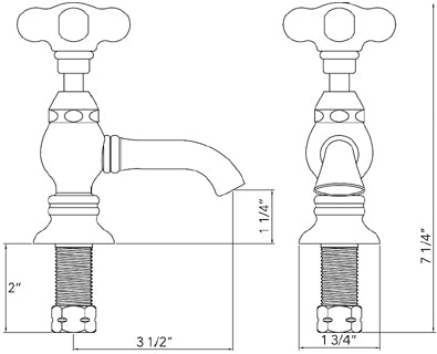 Single Basin Faucet Specs