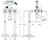Classic Freestanding Faucet Specs