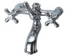 Tub Faucet with Shower Diverter - Cross Handles
