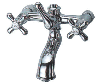 Tub Faucet with Cross Handles