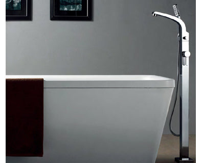 Arc Freestanding Bath Faucet - Chrome Finish