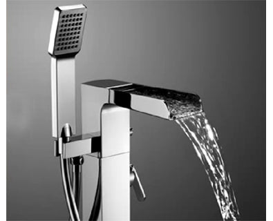 Tub Faucet with Waterfall Spout