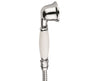Hand Shower With White Porcelain Handle