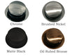 Water Supply Finish Options