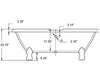 Edwardian Tub Specs Front