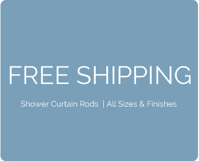 Free Shipping on All Shower Rods