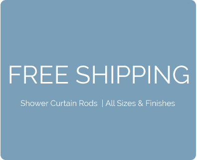 Free Shipping on All Shower Rods