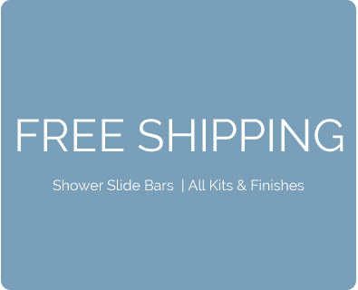 Free Shipping on All Shower Slide Bars
