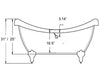 Majesty Tub Specs Front