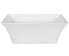 Rectangular Freestanding Bath Tub - White