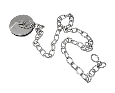 Metal Plug and Chain Stop -  Chrome