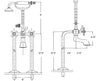 Mozart Freestanding Faucet Specs