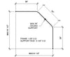 Neo Angle Shower Rod Specs