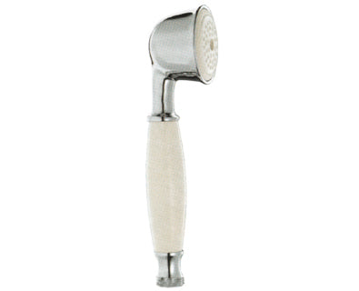 Retro Hand Shower with White Handle
