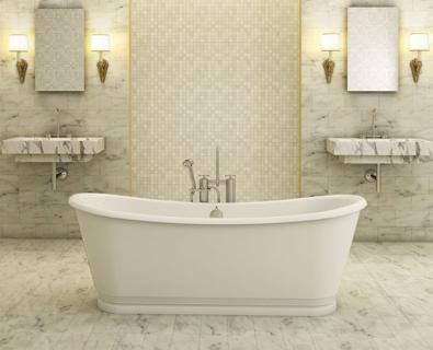 Sawyer Freestanding Double Slipper Tub