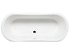 White Freestanding Tub - Center Drain 
