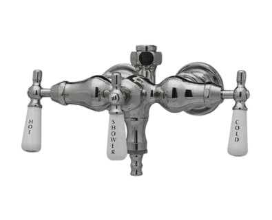 Spigot Tub Faucet Shower Connection - Chrome